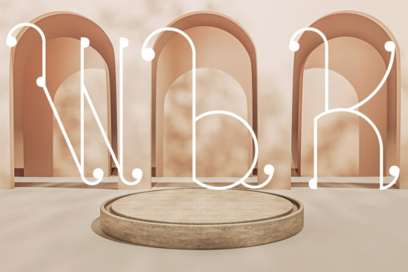 Mary Slim Font PNG with transparent background - Preview 3