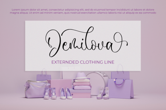 Rameela Font PNG with transparent background - Preview 2