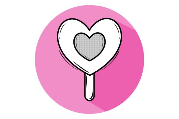 Chocolate Heart Symbol for Valentine's