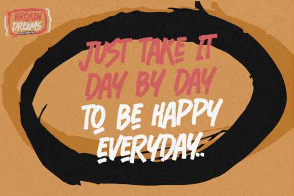 Broken Dreams Font - Preview 5