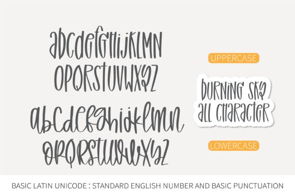 Burning Sky Font - Preview 2