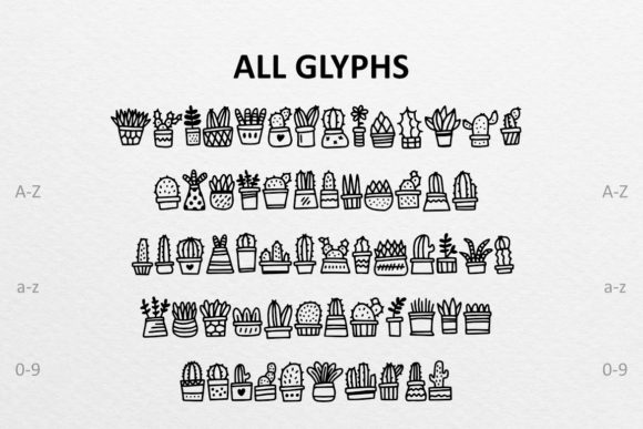 Cactusy Doodle Font - Preview 1