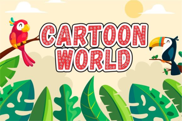 Carton Lollipop Font - Preview 3