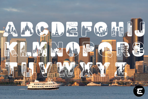 City Scapes Graphics Font - Preview 1