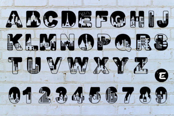 City Scapes Graphics Font - Preview 2