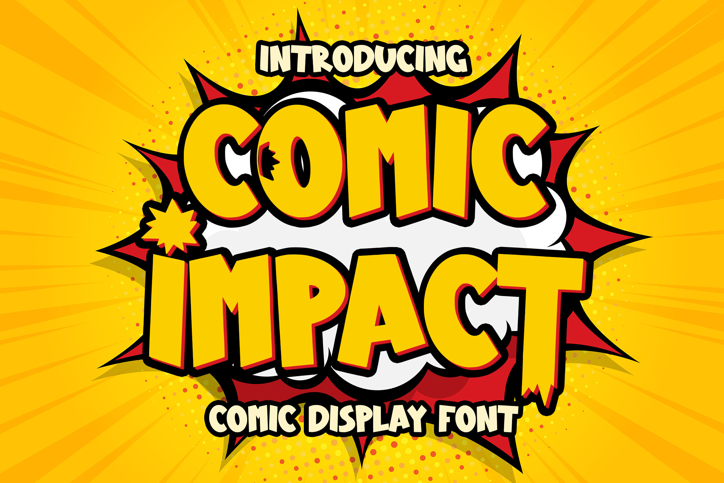 Comic Impact preview, a bold retro alternative to Comic Sans