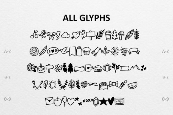 Doodly Doodle  Font - Preview 1