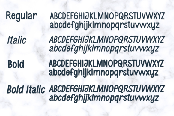 Hazelnut Milk Tea Font - Preview 1