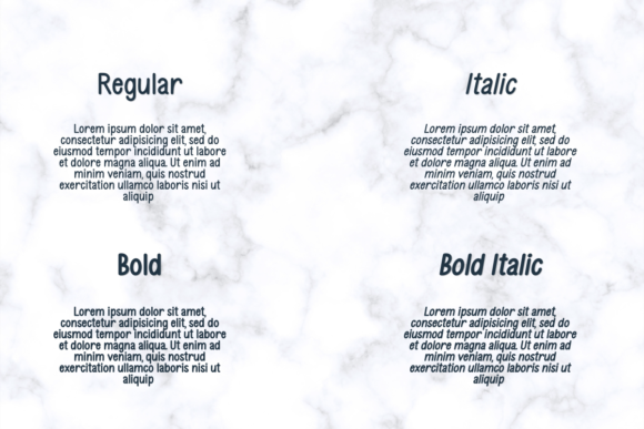 Hazelnut Milk Tea Font - Preview 2