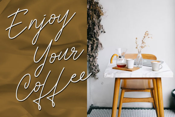 Holly Signature Font PNG with transparent background - Preview 1