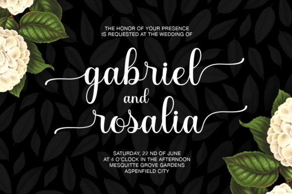 Jonalyn Script Font PNG with transparent background - Preview 4