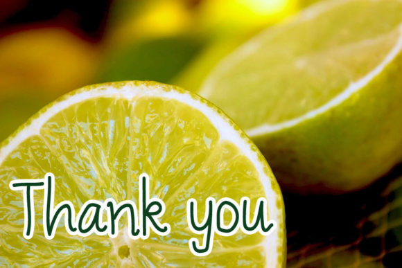 Lemon Fress Font PNG with transparent background - Preview 3