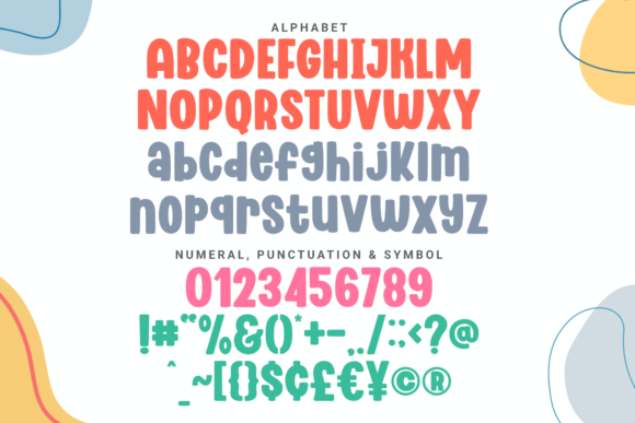Mighty Friday Font PNG with transparent background - Preview 2