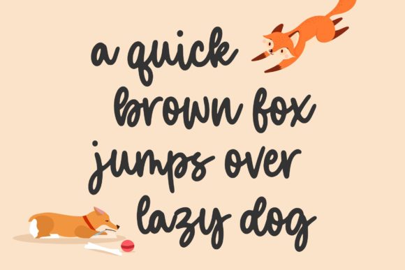 Roleyfox Font PNG with transparent background - Preview 1