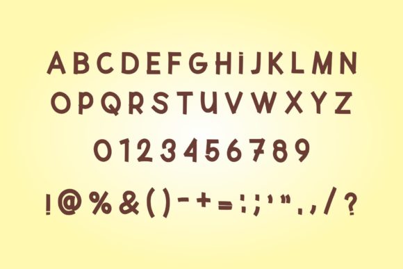 Shaggy Dog Font PNG with transparent background - Preview 3