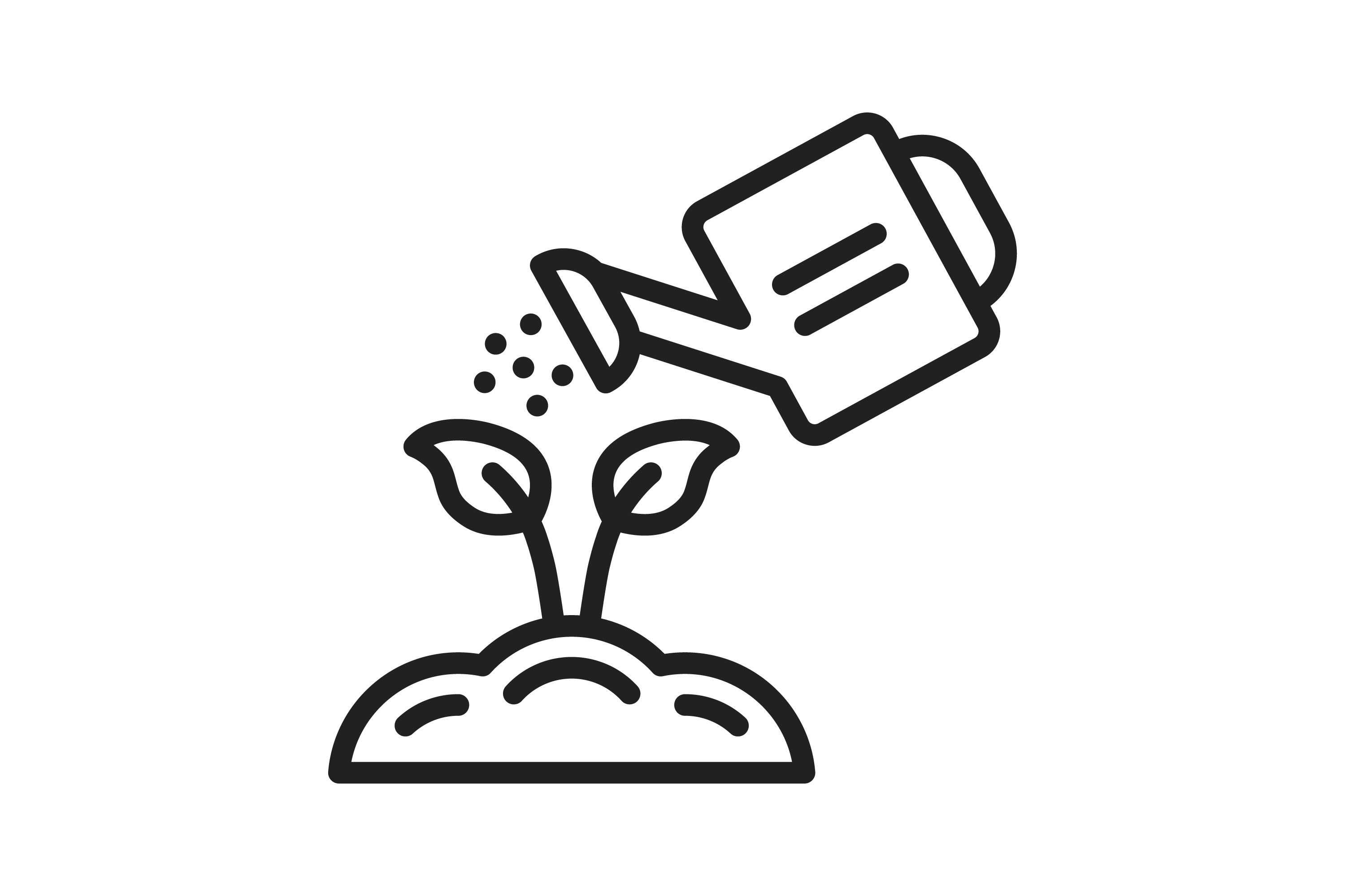 Water Plants Line Icon Graphic by IconBunny  Creative Fabrica