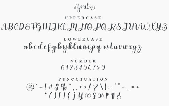 April Font - Preview 4
