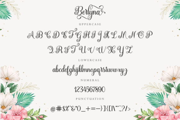 Berlyna Font - Preview 3