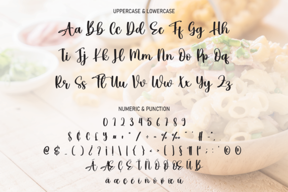 Macaroni Font font preview - 6