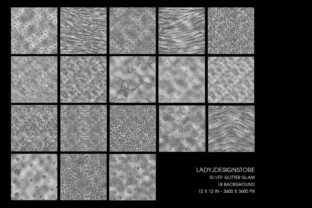 Silver Glitter Digital Paper Graphic by ladyjdesignstore · Creative Fabrica