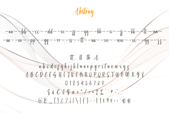 Ahstray Font - Preview 4