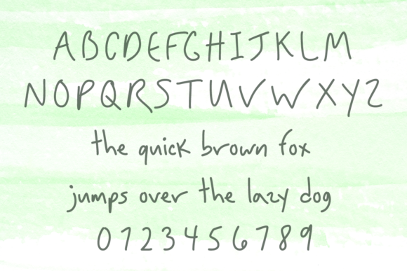 Baby Cucumber Font - Preview 1
