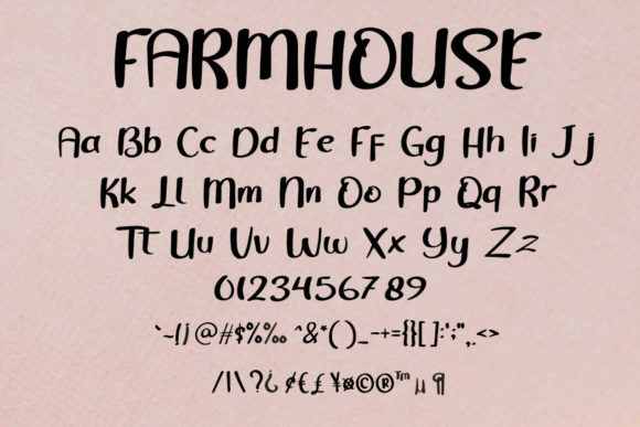 Farmhouse Font - Preview 4