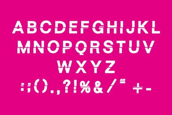Glitch Pixel Font - Preview 3