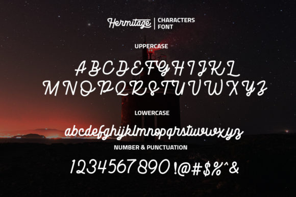 Hermitage Font PNG with transparent background - Preview 4