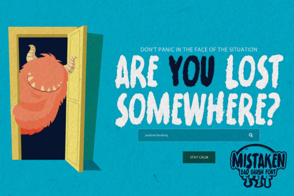 Mistaken Font PNG with transparent background - Preview 1