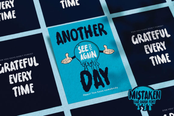 Mistaken Font PNG with transparent background - Preview 6