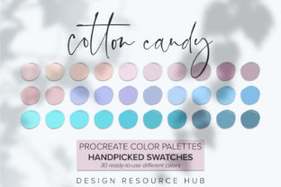 Procreate Color Palette: Cotton Candy Graphic by Design Resource Hub ...