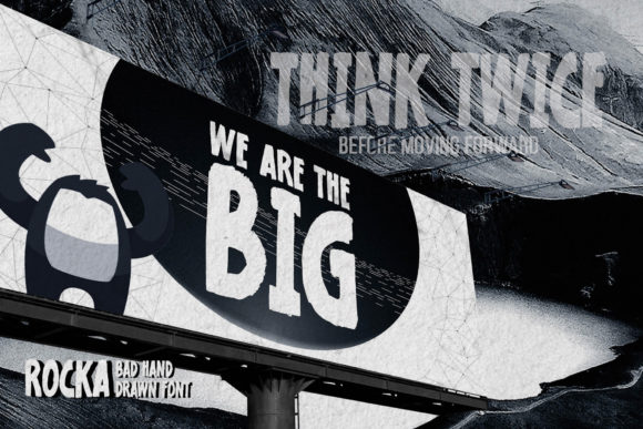 Rocka Font PNG with transparent background - Preview 1