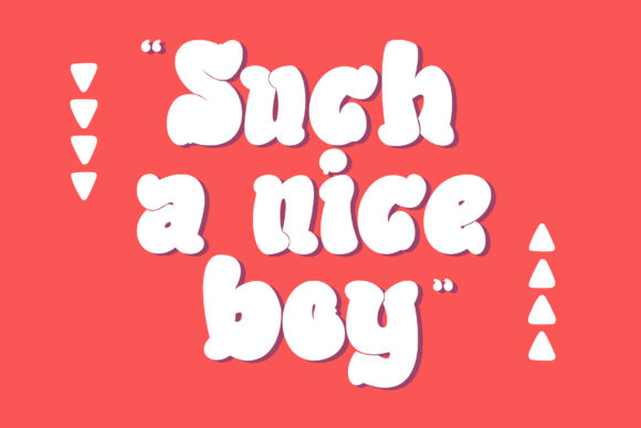 Bubble Dope Font PNG with transparent background - Preview 5