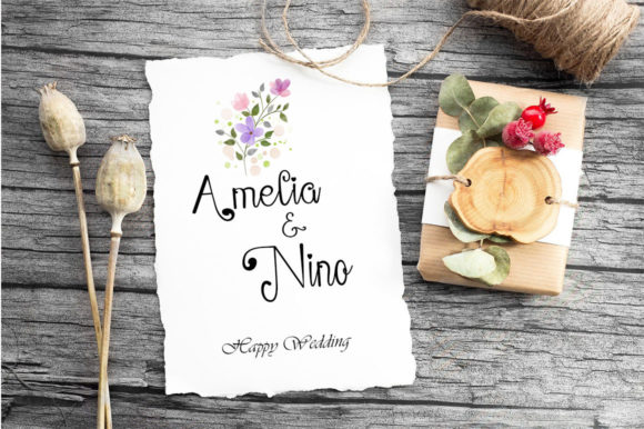 Juanita Font PNG with transparent background - Preview 3
