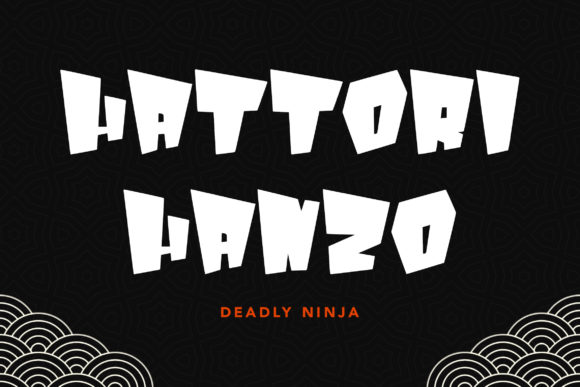 Ninja Quest Font PNG with transparent background - Preview 6