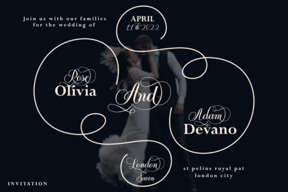 Rastania Script Font font preview - 1