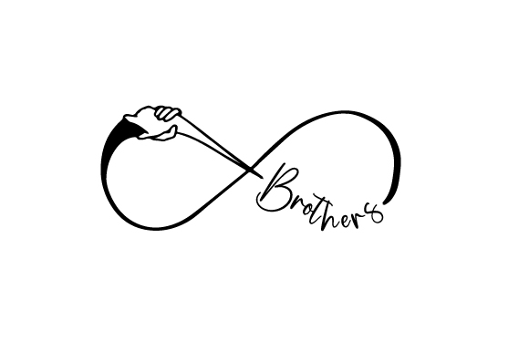 Brothers Infinity Symbol SVG Cut file by Creative Fabrica Crafts ...