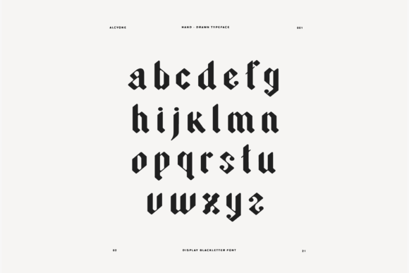 Alcyone Font - Preview 1