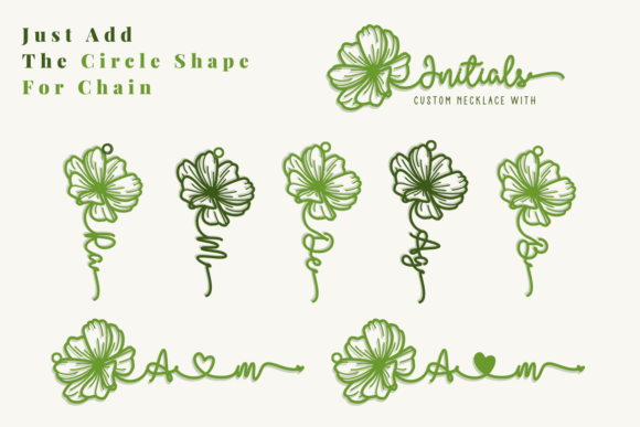Amanda Birth Flower Duo Font - Preview 2