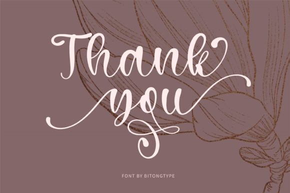 Botanical Font - Preview 6
