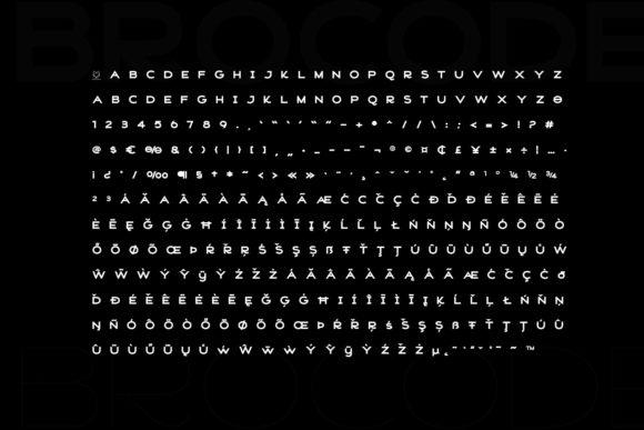 Brocode Font - Preview 3