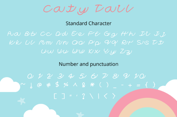 Caty Tail Style Font - Preview 1