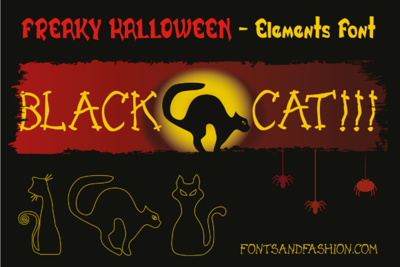 Freaky Halloween Font - Preview 6