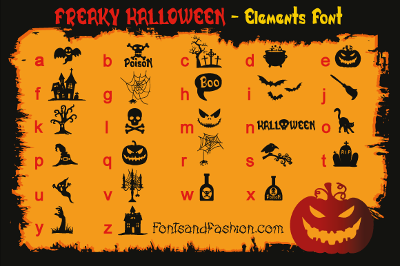 Freaky Halloween Font - Preview 2
