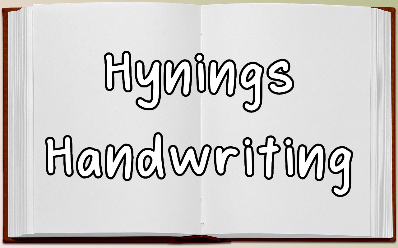 Hynings Handwriting Font creative simple script font