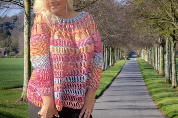 Lucy Crochet Pullover