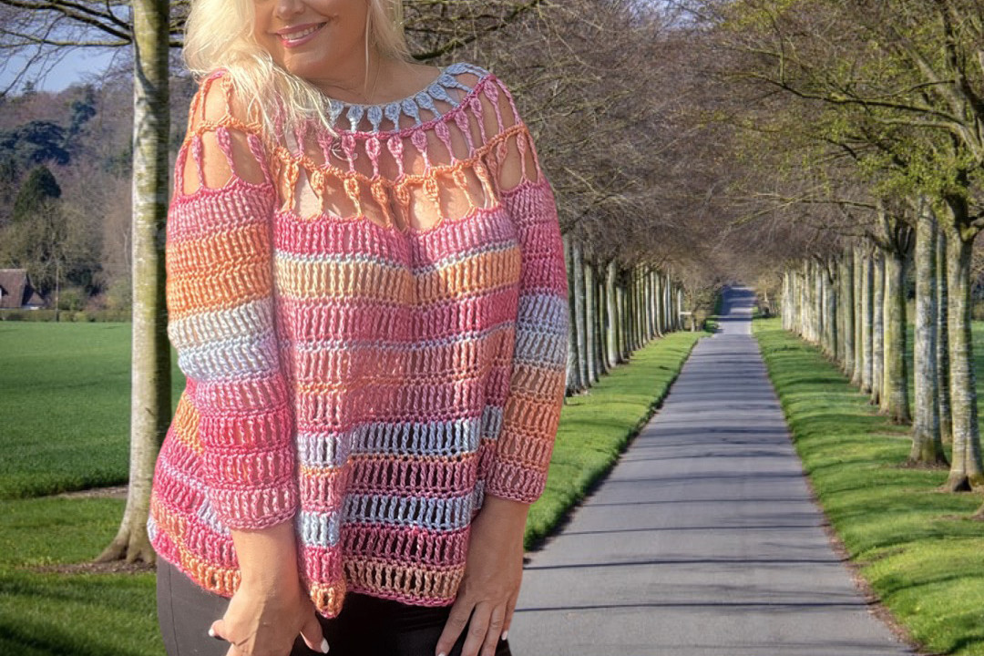 Lucy Crochet Pullover