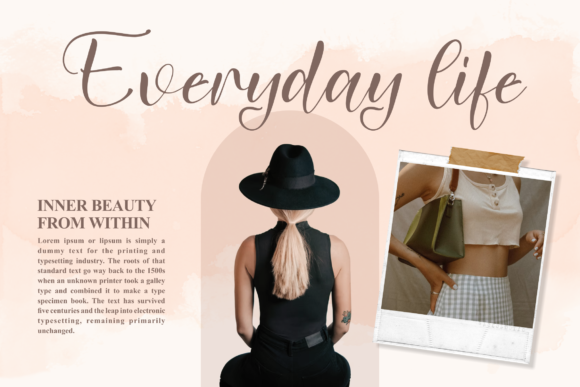 Melanti Santika Font PNG with transparent background - Preview 5