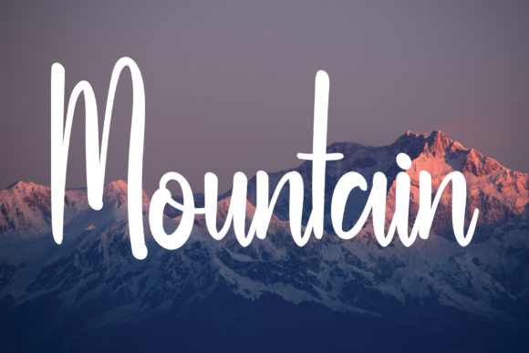 Melodic Font PNG with transparent background - Preview 1